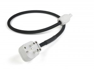 The Chord Company SignatureX ARAY Mains Power Cable white plug end